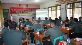 Dok. Korem 042/Gapu Gelar Sosialisasi Bidang Perlawanan Wilayah Tahun 2022