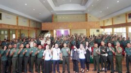 Dok. Prajurit dan PNS Korem 042/Gapu Antusias Ikuti Sosialisasi Layanan Tabungan BTN. FOTO : Penrem