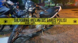 Kondiai Motor Dinas Kantor Desa Jati Emas yang Nyaris Jadi Sasaran Pencurian. FOTO : Hms Polsek TKI