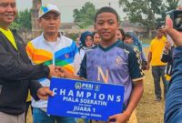 SSB Naraga Menjuarai Piala Soeratin U13 Tahun 2023. FOTO : Ist