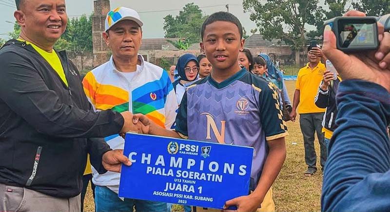 SSB Naraga Menjuarai Piala Soeratin U13 Tahun 2023. FOTO : Ist