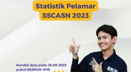 Update Jumlah Pelamar CPNS & PPPK di Portal CASN 2023. GAMBAR : BKN