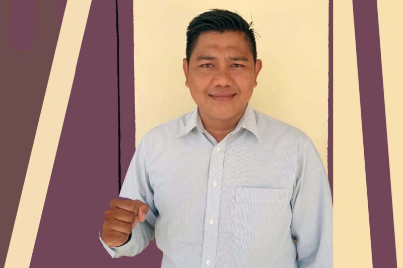 Raden Fitra Ketua Forum Honorer Tanjung Jabung Barat. FOTO : Ist