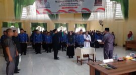 Pengambilan Sumpah Janji PNS di Aula Lantai II Kantor BKPSDM Jalan Manungal I, Kuala Tungkal, Kamis (31/8/23). FOTO : HMS.