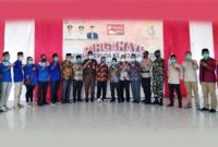 Satgas Pamrahwan Maluku Utara Pos 5 Maba SSK I Yonif RK 732/Banau Hadiri Upacara Sumpah Pemuda