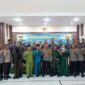 Dokumentasi Acara Syukuran Kenaikan Pangkat Personil Polres Muaro Jambi, Jumat (31/12/21). FOTO : Humas PMJ/Noval