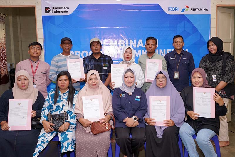 Sepanjang 2025, Pertamina Sukses Fasilitasi 5.888 Sertifikasi UMKM Mitra Binaan . FOTO : WKI