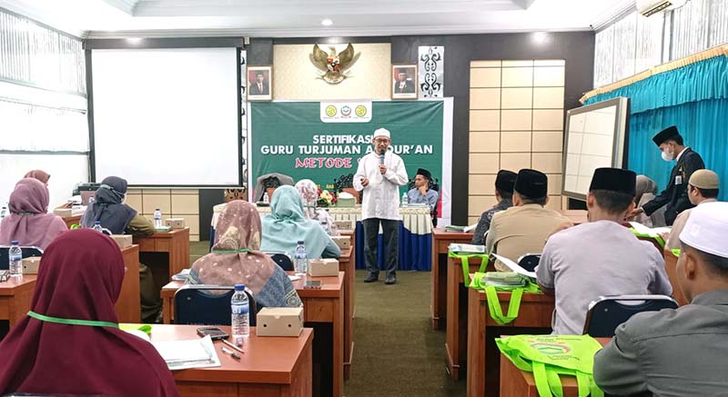 Yayasan Roudlotul Qur'an Al Hidayah Jambi Gelar Sertifikasi Guru Turjuman Al-Qur'an Metode Ummi. [FOTO : W. Tobing]