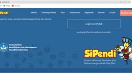 Tampilan Aplikasi SiPendi pada Dekstop/PC : Sumber : naikpangkat.com