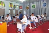 Siapkan Siswa Hadapi Tes Kemampuan Akademik 2025, MAN Insan Cendekia Jambi Gelar Gladi Bersih TKA Secara Online. FOTO : IST