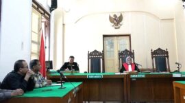 Sidang ke Dua Prapid Dokter Paulus di Pengadilan Negeri Medan Jumat (02/08/2024) pagi. FOTO : RZ