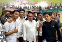 Git Sigit Santoso Bersama Gubernur Sumatera Utara Edy Rahmayadi di Momen Kejuaraan Sepakbola. FOTO : Sigit/LT