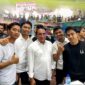 Git Sigit Santoso Bersama Gubernur Sumatera Utara Edy Rahmayadi di Momen Kejuaraan Sepakbola. FOTO : Sigit/LT
