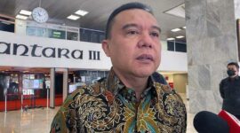Wakil Ketua DPR Sufmi Dasco Ahmad saat ditemui di Gedung DPR RI, Senayan, Jakarta Pusat, Kamis (24/11/2022). (KOMPAS.com/ADHYASTA DIRGANTARA
