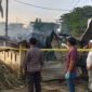 Penampakan Puluhan Kios Taman PKK dan 1 Galleri Milik Pemkab Merangin Pasca  Dilalap Si Jago Merah. FOTO : Hms