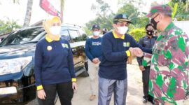 FOTO : Danrem 042/Gapu Jambi Brigjen TNI M. Zulkifli ikut Saat Acara Hari Air Sedunia (World Day for Water) ke-29 di di Desa Suban Kecamatan Batang Asa, Kabuaten Tanjung Jabung Barat, Senin (05/04/21).