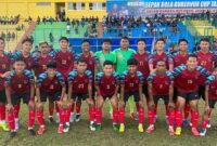 Tim Sepak Bola Kabupaten Tanjung Jabung Barat. FOTO : Ist