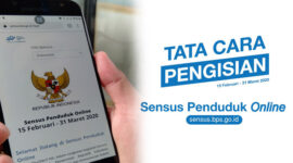 FOTO : Petunjuk Pengisian Data Sensus Penduduk 2020 via Online