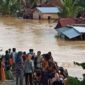 Duka Warga Tebo Saat Idul Fitri 1444 H Rumah Terendam Banjir. [FOTO : tribunjambi]