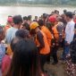 Evakuasi Muhammad Fatih Warga Tebo yang Tenggelam saat Mandi di Sungai Batanghari Ditemukan Sudah Meninggal. FOTO : HMS