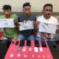 Tiga Pemuda RKS, KS dan BA Diamankan Satresnarkoba Polresta Jambi Saat Akan Edarkan Sabu. [FOTO : Humas Resta Jambi]