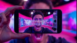Mendadak, TikTok Live Tiba-tiba Dibatasi?. FOTO : AI/LT