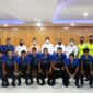 Wakil Bupati Kabupaten Tanjung Jabung Barat, Jambi Hairan, SH melepas Tim Sepak Bola Tanjab Barat untuk mengikuti kejuaraan Gubernur Cub Jambi 2022. FOTO : Prokopim