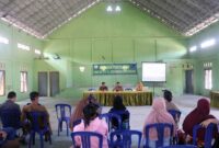 Narasumber Dinas Pendidikan dan Kebudayaan Tanjung Jabung Barat Retno memberikan penyuluhan Paket C, Selasa (31/5/22). FOTO : Pendim Tjb