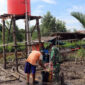 FOTO : Pompa Air Buatan Satgas TMMD ke 108 Kodim 0419/Tanjab Desa Labuhan Pering, Kecamatan Sadu, Kabupaten Tanjung Jabung Timur.