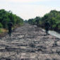 FOTO : Kegiatan Fisik TMMD 108 tahun 2020 Kodim 0419/Tanjab Sudah Menampakan Wujud Nyata Berupa Jalan Sepanjang 10.695 Meter di Kecamatan Sadu, Kabupaten Tanjab Timur.