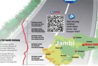 Pembebasan Lahan Jalan Tol Sumatera Jambi-Betung Muaro Jambi Tuntas. GRAFIS : ISt/Net