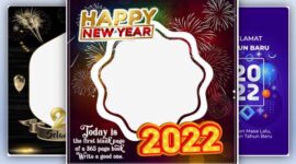 Twibbon Tahun Baru 2022. GRAFIS : Bloggers.id