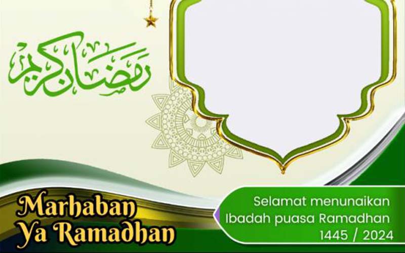 Ini 50 Link Twibbon Sambut Ramadhan 1445 H. GRAFIS : KOMPASCOM