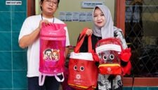 roduk tas karakter Bright Gas hasil kolaborasi Pertamina dengan UMKM binaan PT Glory Nine Degrees menjadi salah satu ikon Bright Store di Jakarta Fair 2026 dan ramai diburu pengunjung hingga viral di media sosial. (FOTO : Dok. Pertamina)