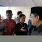 Tezar Rusman Pedagang di Pujasera saat menemui Bupati H. Anwar Sadat, Kamis (13/4/23). FOTO : Is