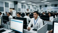 Sejumlah Aparatur Sipil Negara (ASN) serius mengikuti ujian berbasis komputer menggunakan metode Computer Assisted Test (CAT) di salah satu titik lokasi BKN. Badan Kepegawaian Negara (BKN) kini resmi mengintegrasikan seluruh layanan Ujian Dinas dan Ujian Penyesuaian Ijazah ke dalam Aplikasi Manajemen Sistem Terintegrasi (MST) pada portal SI-ASN guna memastikan proses yang transparan, akuntabel, dan seragam secara nasional. (Foto: Dok. Humas BKN)