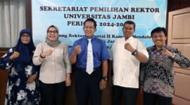 Panitia Pemilihan Rektor Universitas Jambi (UNJA) periode 2024-2028. FOTO : UNJA