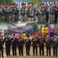 Dokumentasi Rangiana Upacara Peringatan HUT Ke-78 TNI Tahun 2023 di Makorem 042/Garuda Putih Jambi. FOTO : PENREM