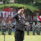 Danrem 042/Gapu Brigjen TNI Supriono Memimpin Upacara Peringatan Hari Sumpah Pemuda ke 94 di Lapangan Upacara Makorem 042/Gapu, Jumat (28/10/22). FOTO : Penrem