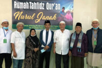 FOTO : Ustadz KH. Abdul Somad, LC, MA Pada Acara Peresmian Pembukaan Rumah Tahfidz Qur’an Nurul Jannah Kota Jambi, Senin (29/11/21).