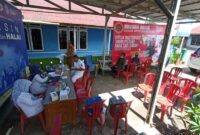 Gerakan percepatan Vaksinasi oleh Binda Jambi di Fasilitas kesehatan Kabupaten Tanjung Jabung Barat, Jambi, Rabu (22/6/22). FOTO : Ist