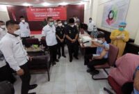 PT LPPPI Selenggarakan Vaksinasi Gotong Royong Untuk 1.200 Karyawannya, Rabu (21/07/21). FOTO : HUMASLPPPI