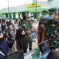 Korem 042/Gapu bersama Rumah Sakit Tk. III Dr. Bratanata dan Denkesyah 02.04.02 Jambi Saat  Melaksanakan Vaksinasi Booster bagi Prajurit, PNS, KBT dan Masyarakat umum, Jumat (18/2/22). FOTO : Penrem