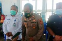 Polsek Jaluko dan Pemdes Mendalo Laut Gelar Vaksinasi Massal Mandiri, Rabu (17/11/21). FOTO : Noval
