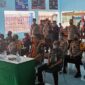 Vaksinasi WBP di Lapas Kelas II A Jambi, Kapolda Jambi Langsung Zoom Meeting Bersama Kapolri, FOTO : Ddy/Noval