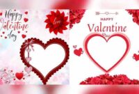 Twibbon Ucapan Valentine 'Hari Kasih Sayang' 14 Februari 2022. GRAFIS : IST