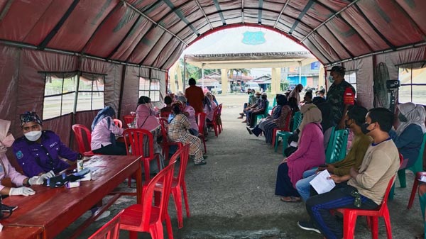 Kegiatan Vaksinasi Dalam Rangka Hari Juang Kartika TNI AD ke-76