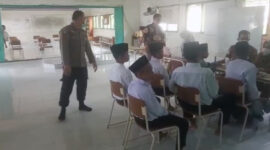 Pelaksanaan Vaksinasi di Ponpes Riyadhul Amien Desa Danau Lamo, Rabu (12/1/22).