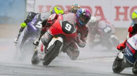 M. Kiandra Ramadhipa yang tampil memukau dalam gelaran FIM JuniorGP World Championship yang berlangsung di sirkuit Magny-Cours, Prancis pada 5-6 Juli 2025. FOTO : IST