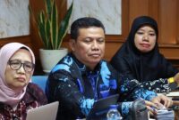 Wakil Katamso pada Kegiatan Presentasi Proposal Pendanaan Program Forest and Other Land Use (FOLU) Net Sink 2030t di hadapan Tim Verifikasi Nasional di Gedung Manggala Wanabakti, Kementerian Kehutanan, Jakarta, Jumat (13/2/26). FOTO : Prokopim